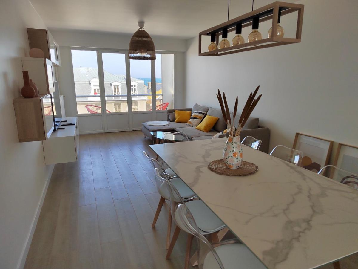 Ker Romain - Sea View - 3 Bedrooms Appt Saint-Malo Exterior photo
